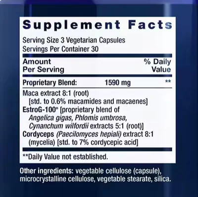 Enhanced Sex, Para Mulheres +50, 1590mg, 90 Cápsulas, Life Extension