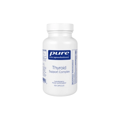 Thyroid Support Complex, Suporte a Tireoide, 120 Cápsulas, Pure Encapsulations