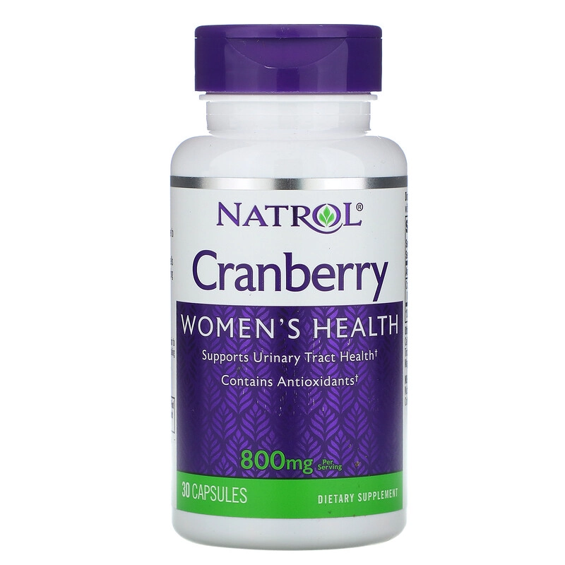 Cranberry, 800mg, 30 cápsulas, Natrol
