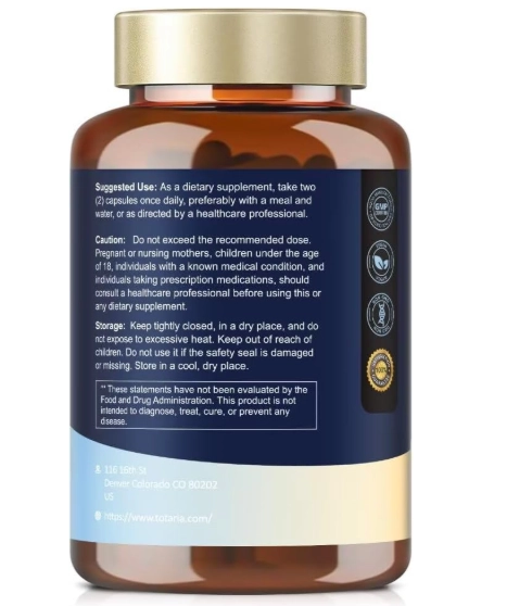 Bovine Colostrum, Colostro Bovino para Saúde Intestinal, 120 Cápsulas, Totaria Health