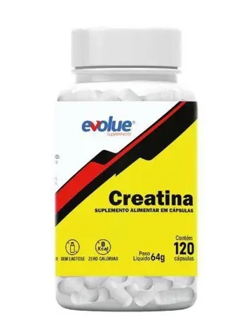 Creatina, 120 Cápsulas, Evolue Supplements