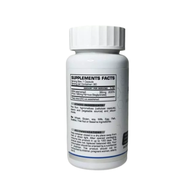 Iron Ferro (Bisglicinato Ferroso),  90 Cápsulas, Bull Pharma