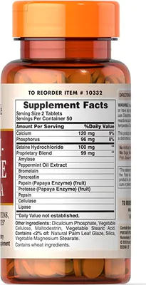 Multi Enzimas, 100 tablets, Puritans Pride