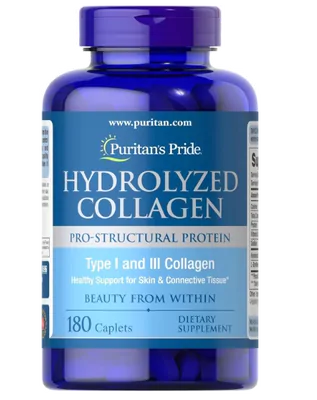 Colágeno Hidrolisado, 1000mg, 180 Cápsulas, Puritan's Pride