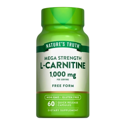  L-Carnitina, 1000mg, 60 Cápsulas - Nature's Truth