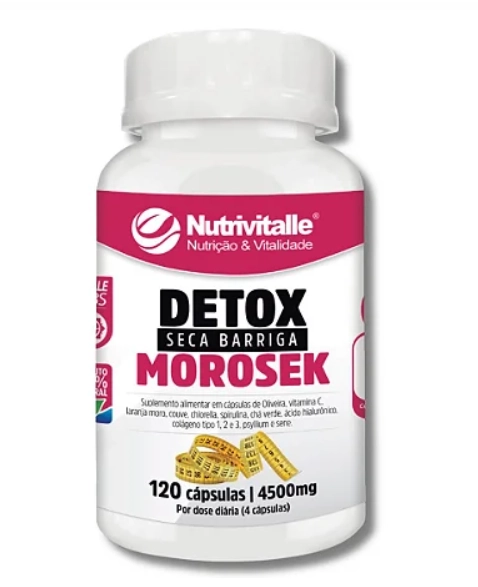 Detox Moresek, 4500mg, 120 Cápsulas, Nutrivitalle