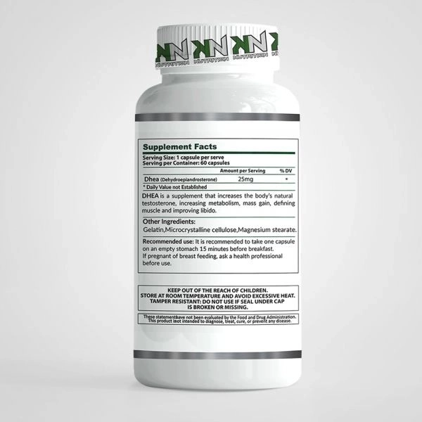 DHEA 25mg, 60 Tablets, KN Nutrition