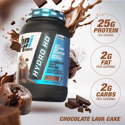 Whey Protein Powder, Hydro HD 100% Hidrolisado, BPI Sports