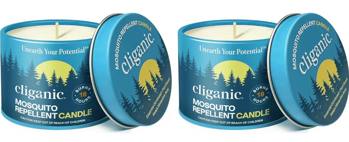 Vela Repelente de Mosquitos, 2 Unidades, Cliganic 