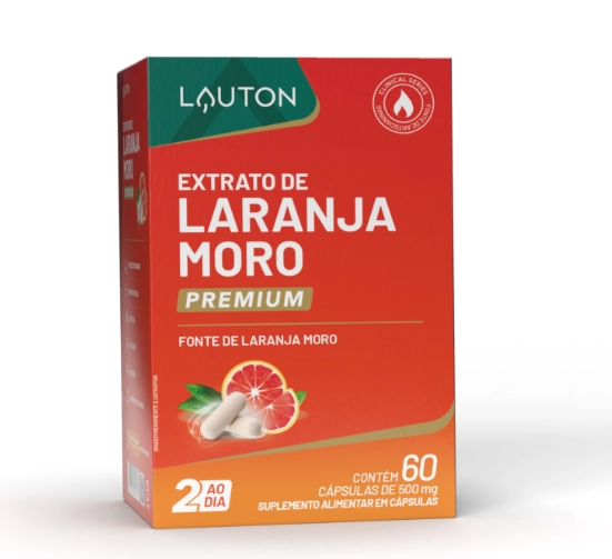 Laranja Moro Premium, 165mg, 60 capsulas, Lauton Nutrition
