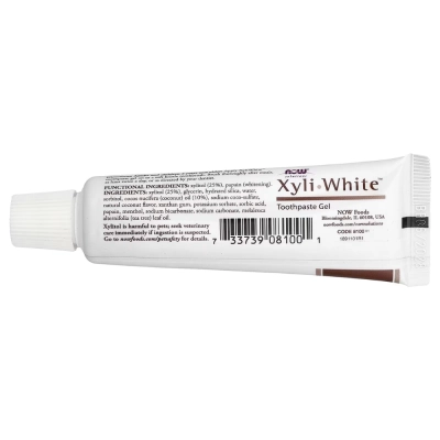 XyliWhite 28g, Gel Dental com Óleo de Coco, Now