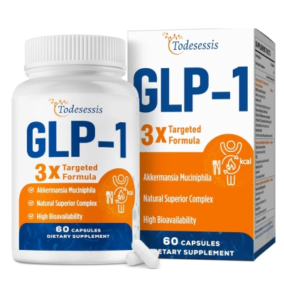 GLP-1 (Estimulante), Fórmula 3X mais Direcionada, 60 Cápsulas, Todesessis