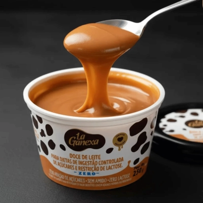 Doce de Leite, 250g, Zero Açúcar, La Ganexa