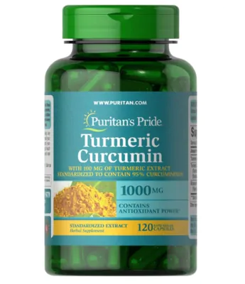 Turmeric Cúrcuma, 1000mg, 120 Cápsulas, Puritan's Pride