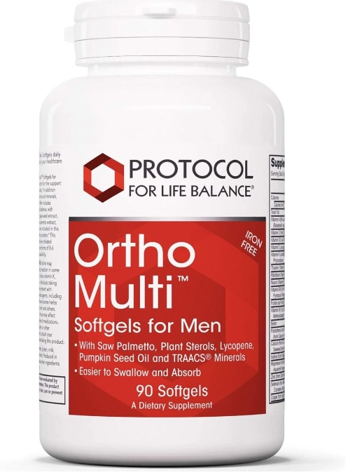 Ortho Multi para Homens, 90 Cápsulas moles, Protocol for Life Balance