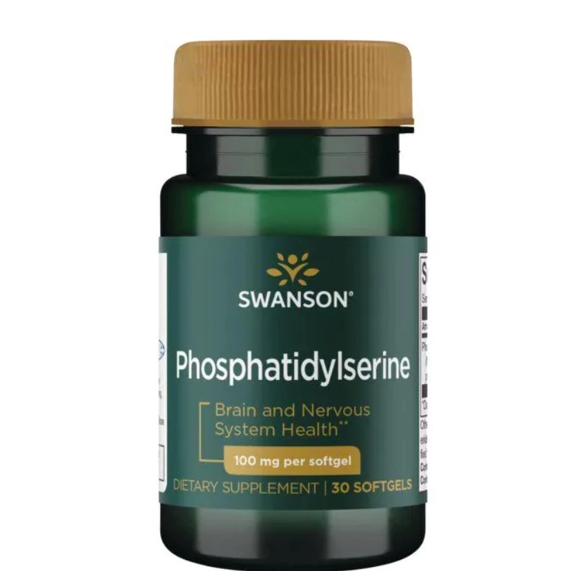 Fosfatidilserina, 100mg, 30 capsulas. Swanson