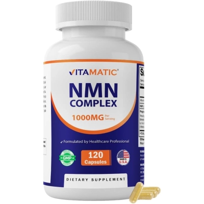 NMN Complex,1000mg, 120 Cápsulas, Vitamatic