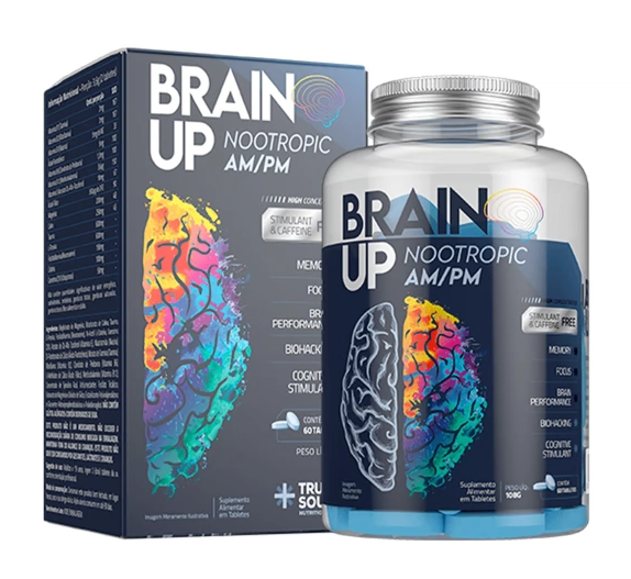 Nootrópico Brain Up AM/PM, 60 tabletes, True Source