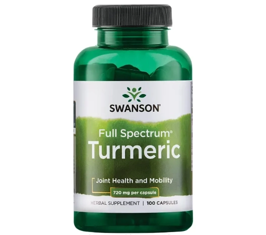 Turmeric, 720mg, 100 Cápsulas, Swanson