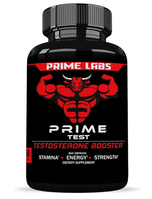 Prime Test, Testosterona natural, 60 Cápsulas, Prime Labs