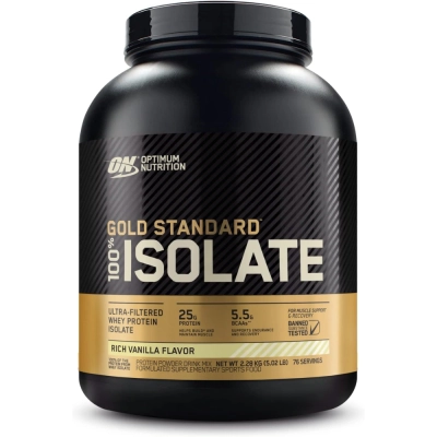 Whey Gold Isolado 100%, 2.27kg, Sabores, Optimum Nutrition