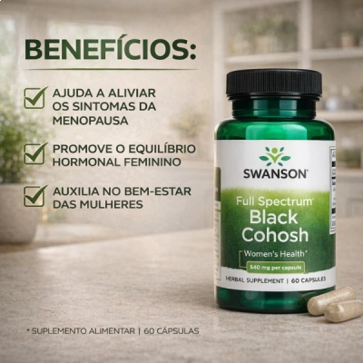 Full Spectrum Black Cohosh, 540mg, 60 caps