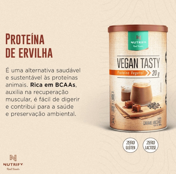 Vegan Tasty, Sabores, 420g, Nutrify