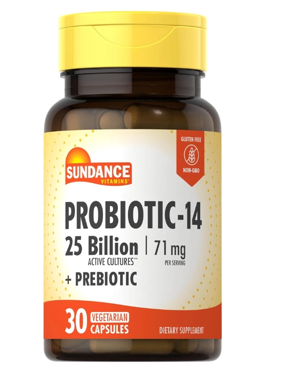 Probiótico-14, 25 bilhões, 30 Cápsulas, Sundance