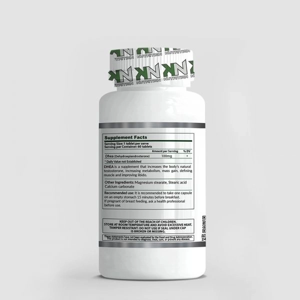 DHEA 100mg, 60 Tablets, KN Nutrition