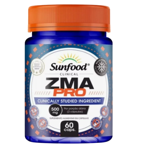 ZMA Pro, 500mg, 60 Capsulas, Sunfood