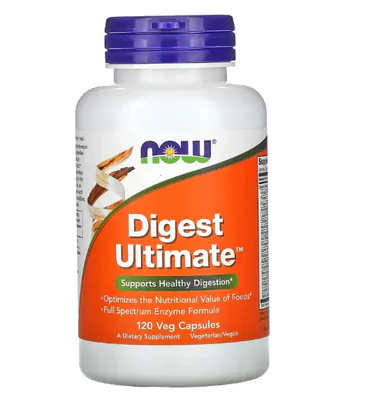 Digest Ultimate, Enzimas Digestivas, 120 Cápsulas, Now