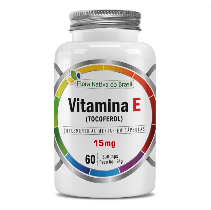 Vitamina E, 15mg, 60 Cápsulas