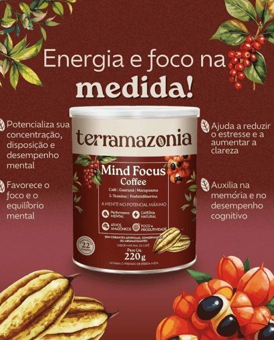 Mind Focus Coffee, 220g, Terramazonia