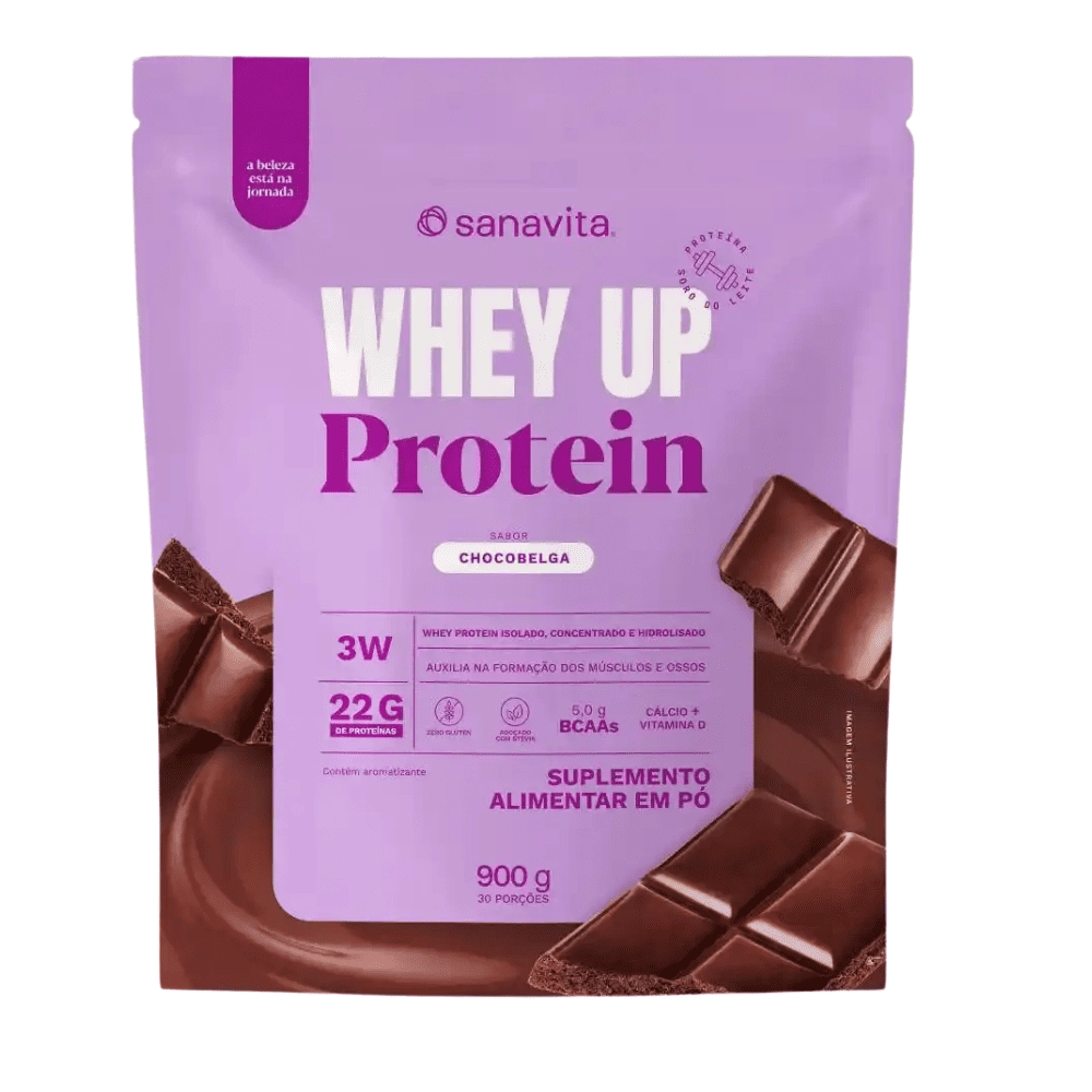 Whey Up Protein 3W, Sabores, 900g – Sanavita