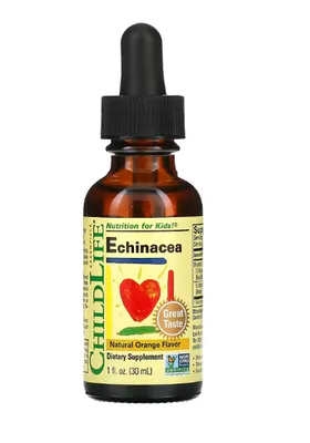 Equinácea, Laranja Natural, 30ml, ChildLife Essentials