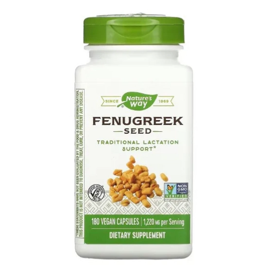 Fenugreek (Feno-grego), 610 mg, 180 Cápsulas, Nature's Way