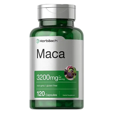 Maca (Raiz de maca) 3200Mg 120 Comprimidos, Horbaach