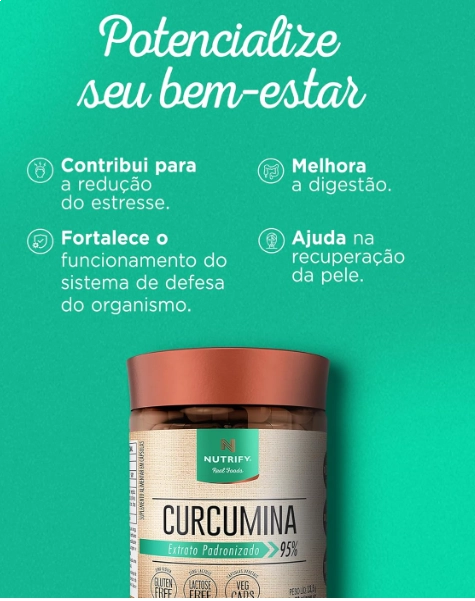 Curcumina, 30 Cápsulas, Nutrify