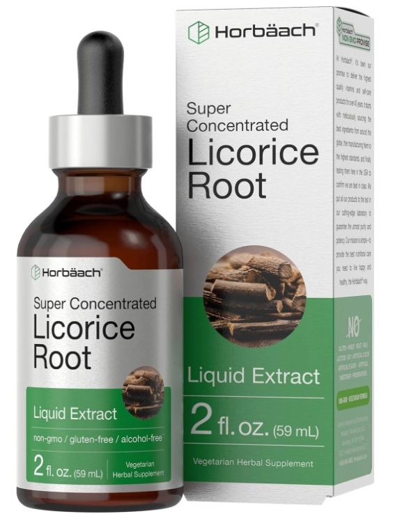 Licorice Root Extract, Raiz de Alcaçuz, 59ml, Horbaach