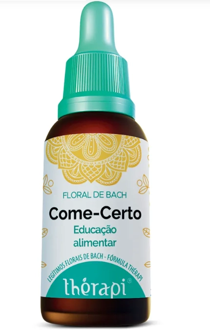 Floral de Bach, Come Certo, Auxilio na Educação Alimentar, 30ml, Therapi