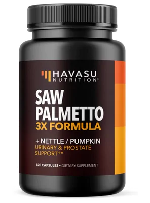 Saw Palmetto Fórmula 3X, Apoio à próstata, Havasu Nutrition
