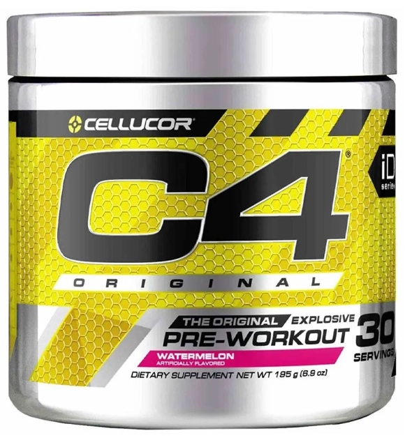 C4 Sport, Pré-treino, Sabor Melancia, 195g, Cellucor
