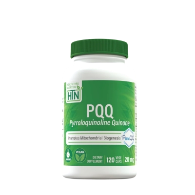 PQQ 20mg, Energia, Disposição e Saúde Celular, 120 Cápsulas, HTN