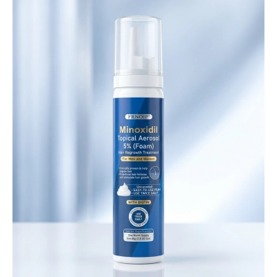 Minoxidil 5% em Espuma, com Biotina, 60ml, FRNOIP Minoxidil 5% em Espuma, com Biotina, 60ml, FRNOIP
