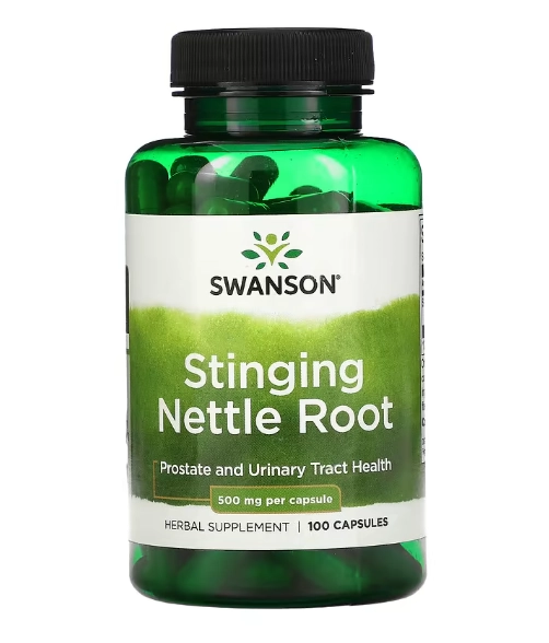 Extrato de raiz de urtiga, 500mg, 100 cápsulas, Swanson