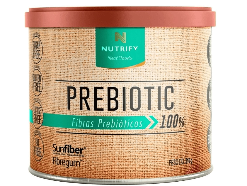 Prebiotic, Fontes de Fibras solúveis Prebióticas, Sabor Neutro 210g, Nutrify