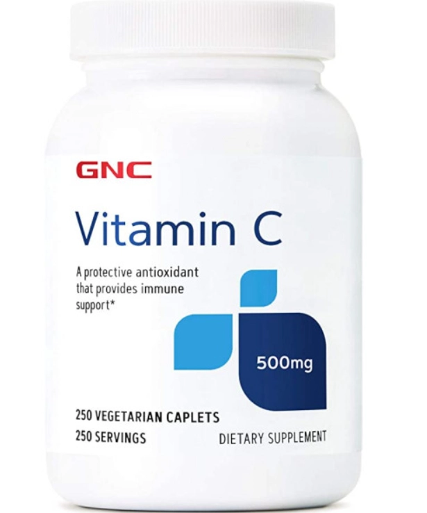 Vitamina C, 500mg, 250 comprimidos, GNC