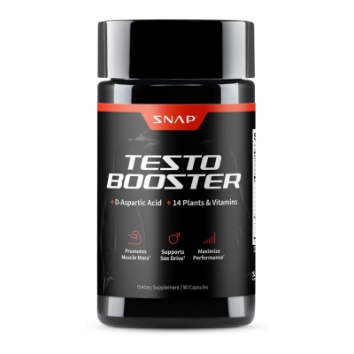 Suplemento para Suporte à Vitalidade Masculina, Energia, Resistência e Performance Física, 90 Cápsulas, Snap Supplements