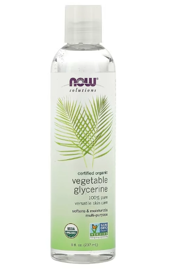 Solutions, Glicerina Vegetal Orgânica, 237ml, Now