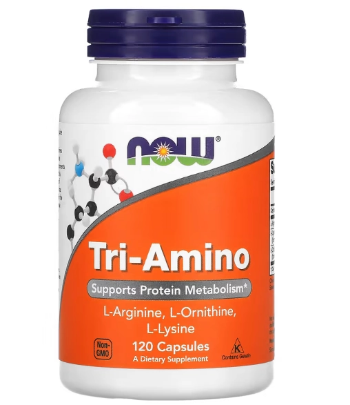 Tri-Amino, 120 Cápsulas, Now